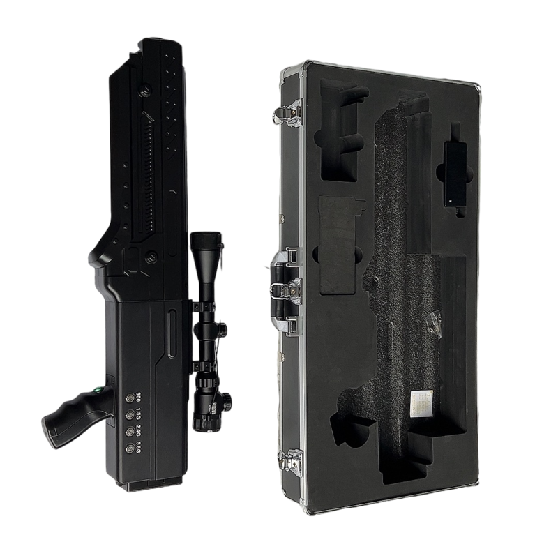  安义手持便携式枪型低空防御反制四通道A型